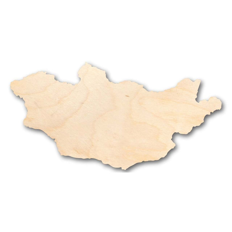 Unfinished Wood Mongolia Shape - Country - Craft - up to 46" DIY