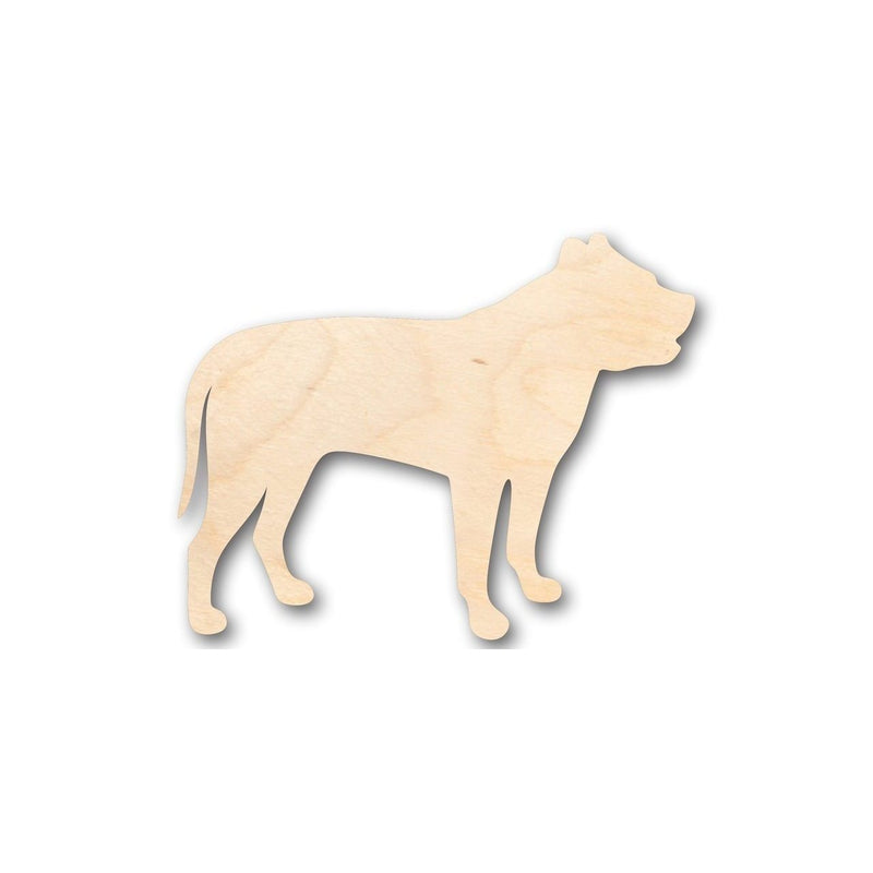 Unfinished Wood Pitbull Dog Shape - Animal - Pet - Craft - up to 46" DIY