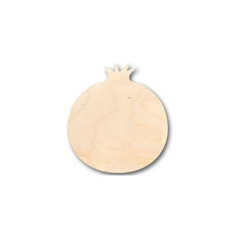 Unfinished Wood Pomegranate Shape - Fruit - Craft - up to 46" DIY