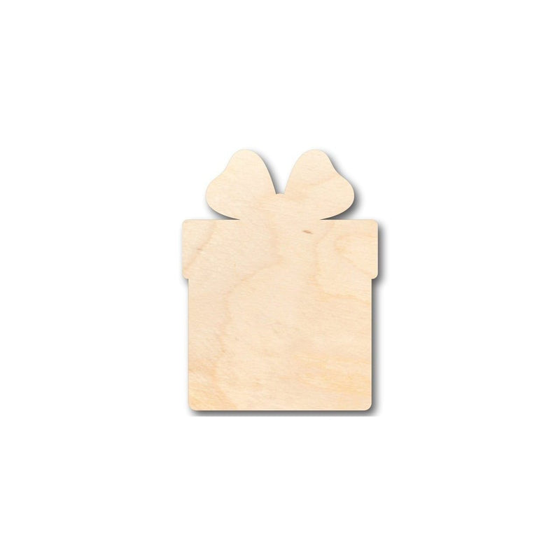 Unfinished Wood Present Gift Shape - Christmas - Birthday - Craft - up to 46" DIY