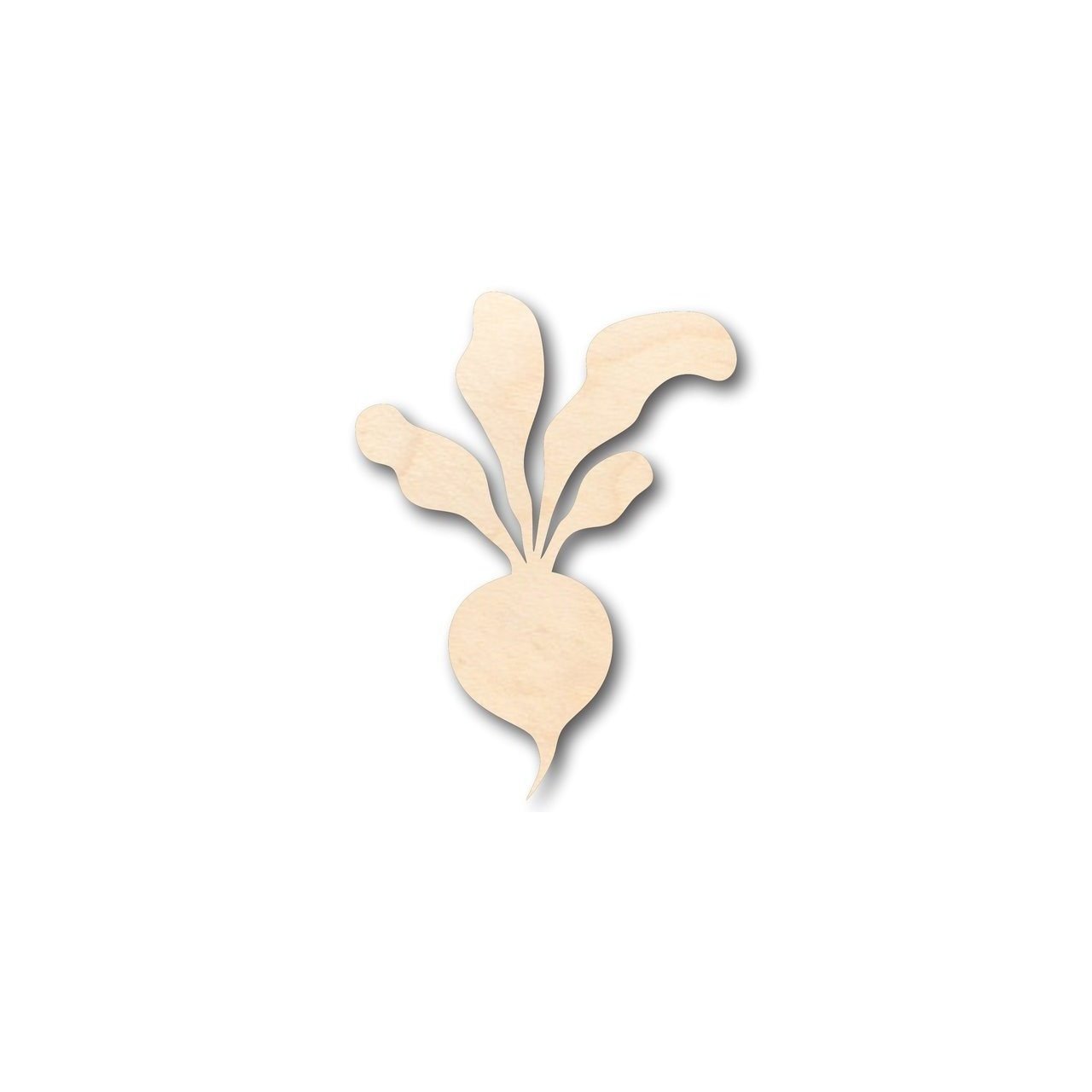 Unfinished Wood Radish Shape - Farm - Garden Marker - Food - Craft - up to 46" DIY
