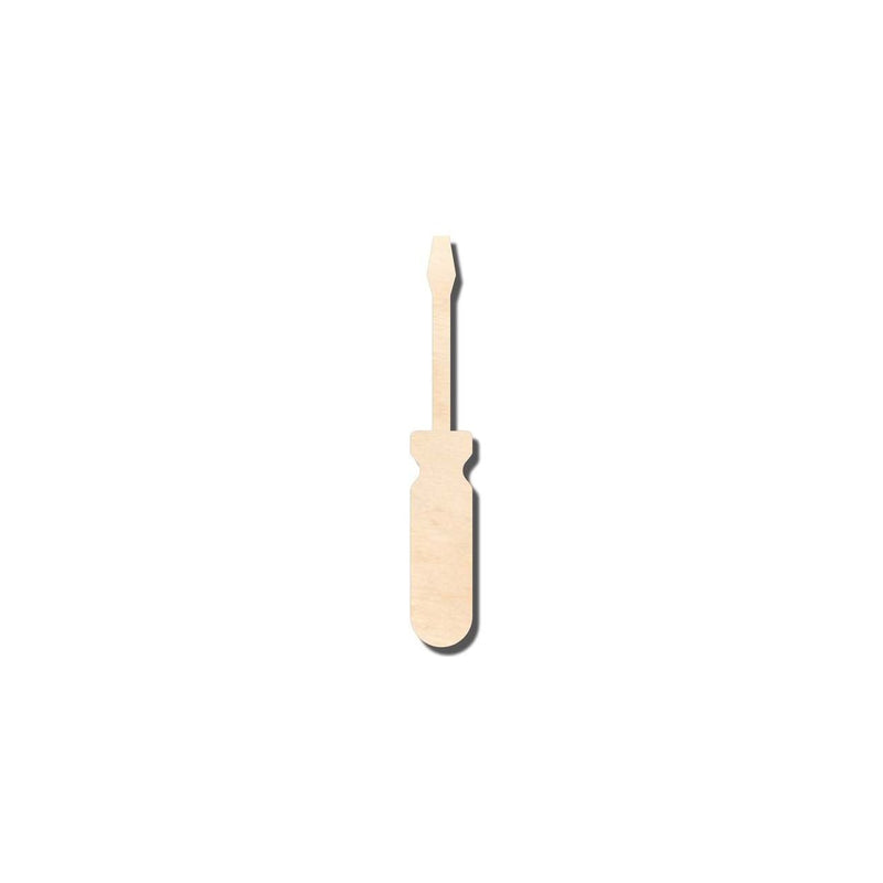 Unfinished Wood Screwdriver Shape - Tool - Craft - up to 46" DIY