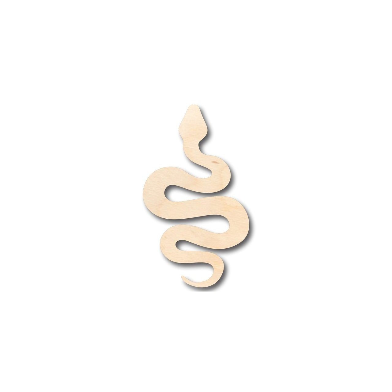 Unfinished Wood Snake Shape - Animal - Wildlife - Craft - up to 46" DIY