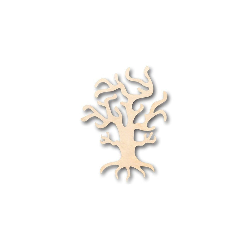 Unfinished Wood Spooky Tree Shape - Halloween - Craft - up to 46" DIY