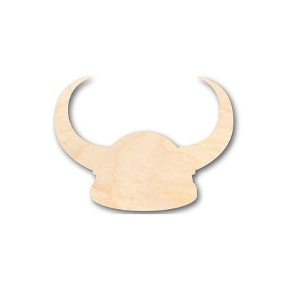 Unfinished Wood Viking Hat Shape - Football - History - Craft - up to 46" DIY
