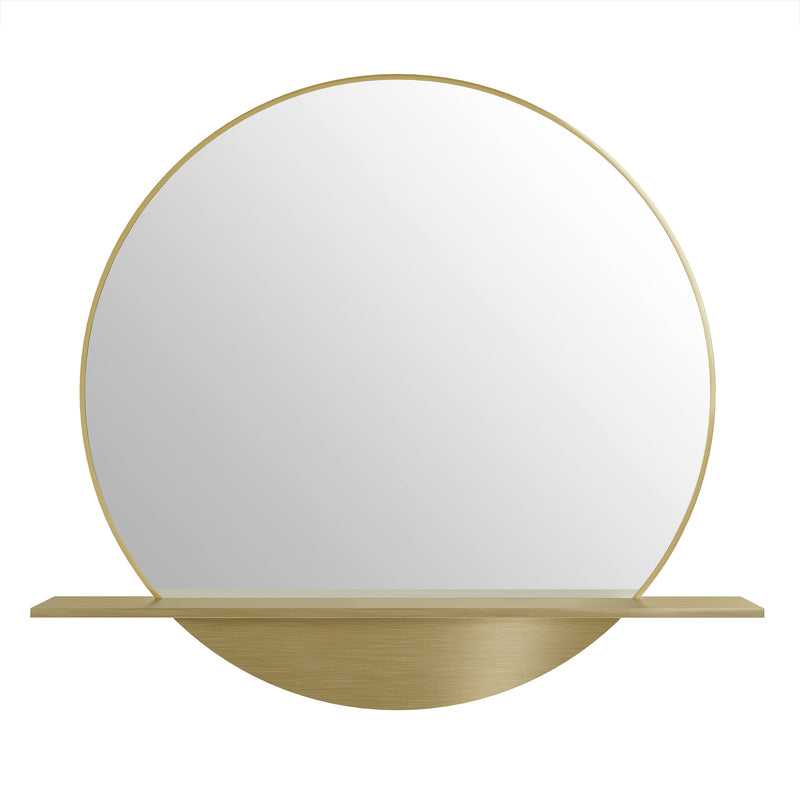 James Martin Platform 24" Mirror, Radiant Gold