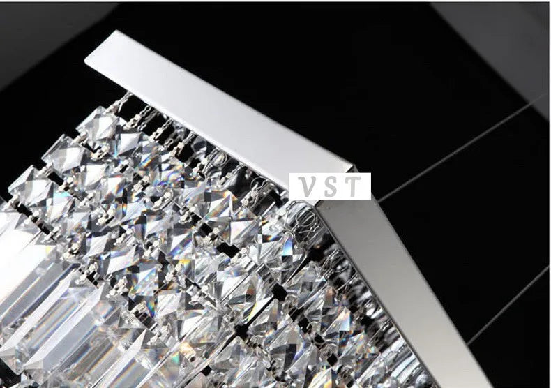 DecorBites™ Upscale Modern Crystal Chandelier for Dining Room