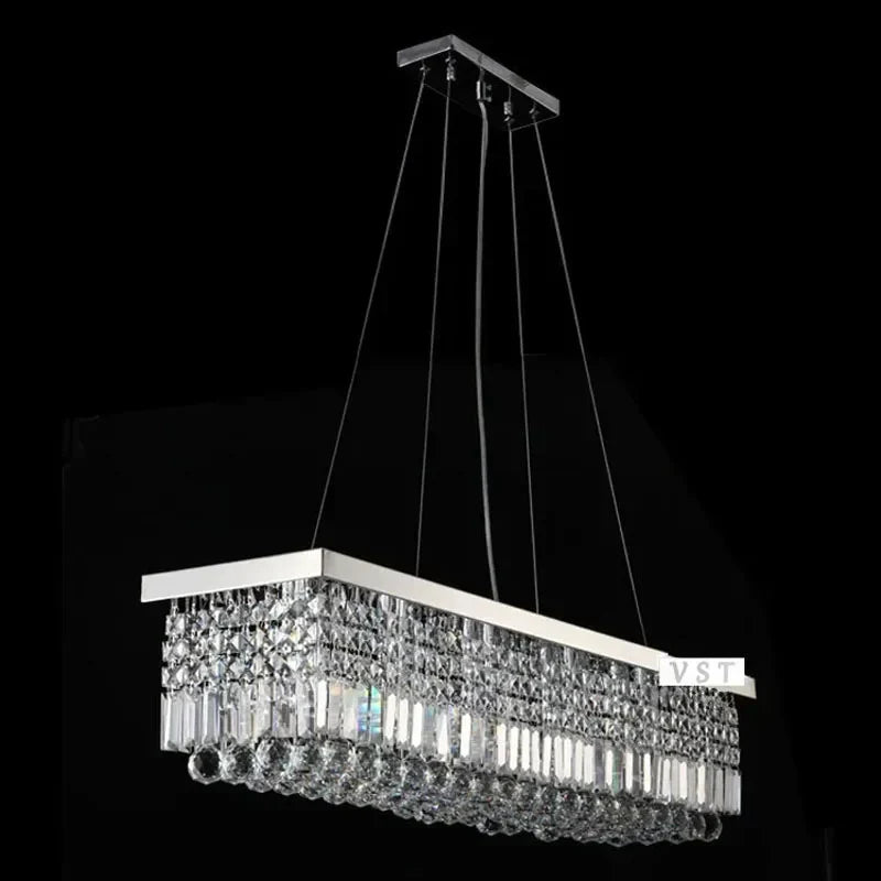 DecorBites™ Upscale Modern Crystal Chandelier for Dining Room