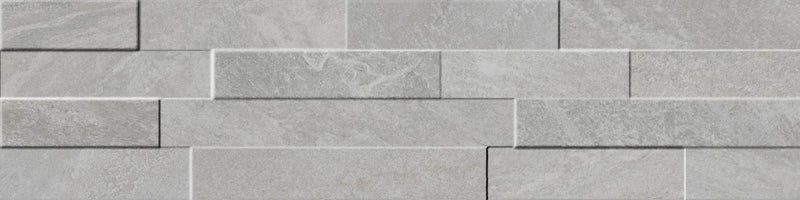 Veneer World Urban Ledgestone Explore Star Grey Quartz Look Porcelain Accent Tiles 6x24