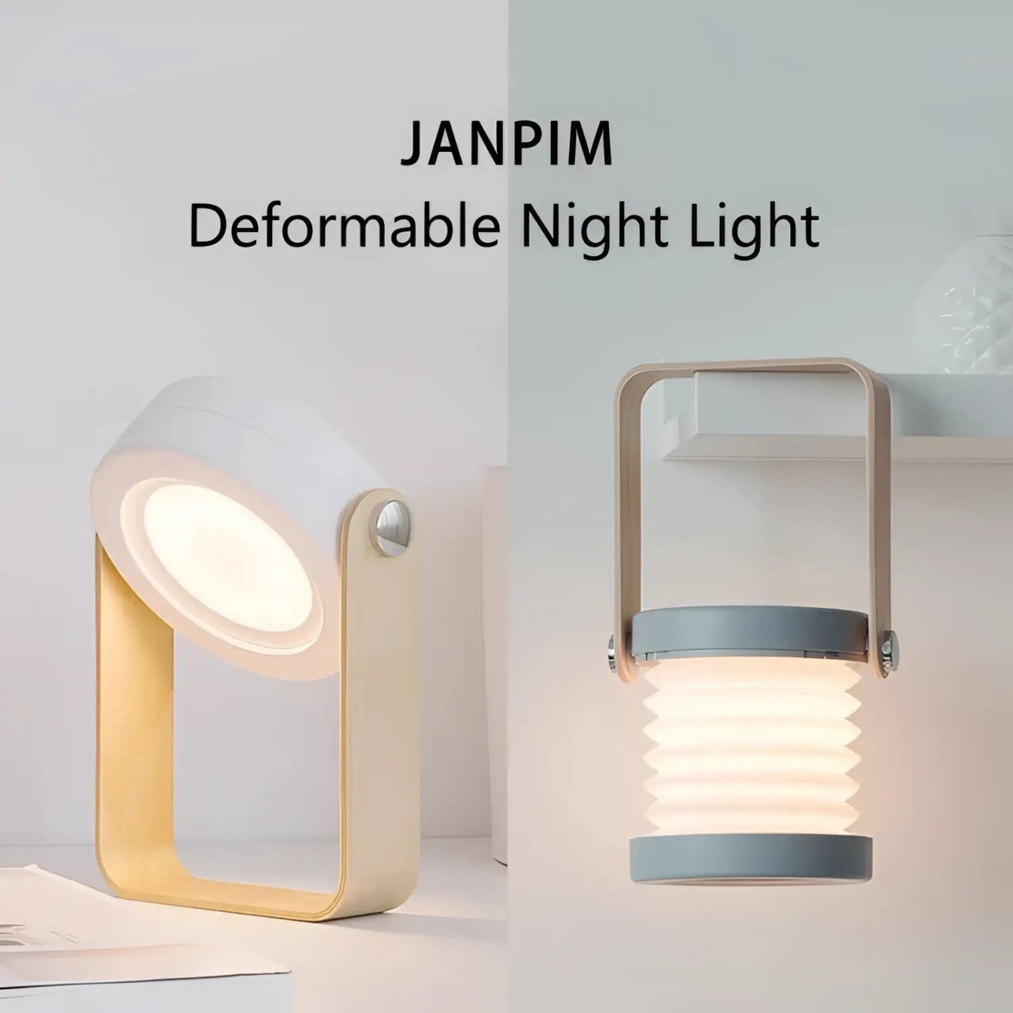 USB Rechargeable & Portable Lamp with Foldable LED Light Feature