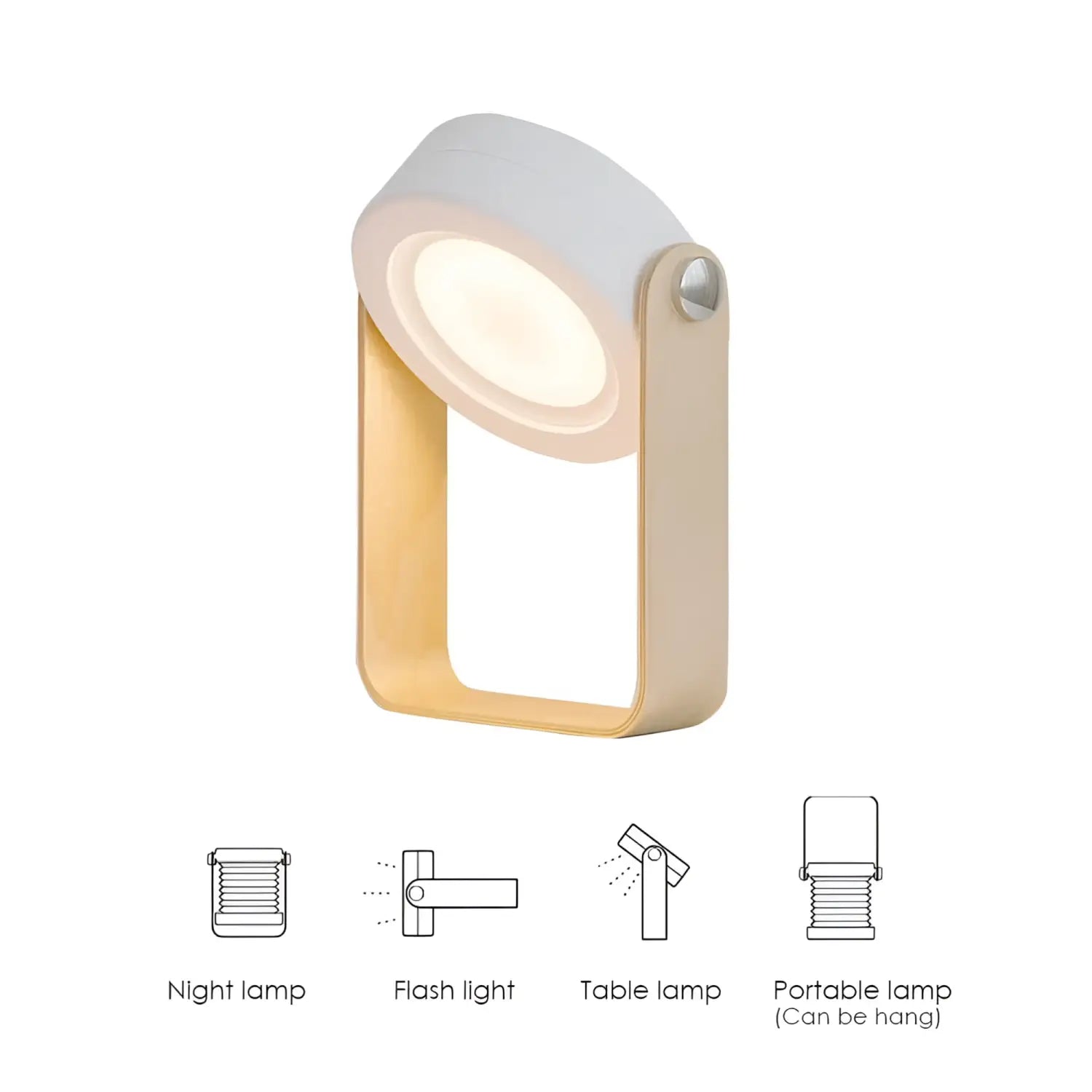 USB Rechargeable & Portable Lamp with Foldable LED Light Feature