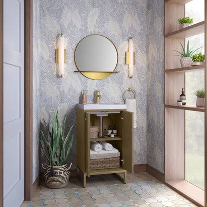 James Martin Chianti 20" Single Bathroom Vanity, Walnut Whisper