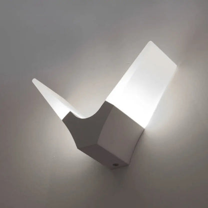 DecorBites™ V-Shaped LED Acrylic Sconce Light in Warm/White
