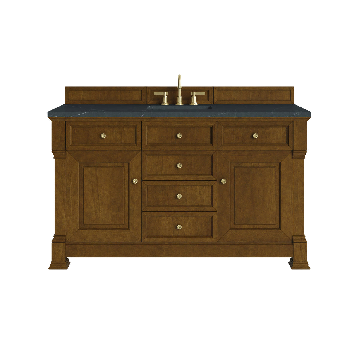 James Martin Brookfield 60" Single Bathroom Vanity, Honey Oak