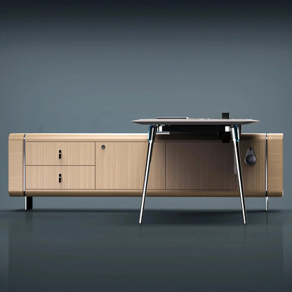 Symra · Modern L-Shaped Executive Desk