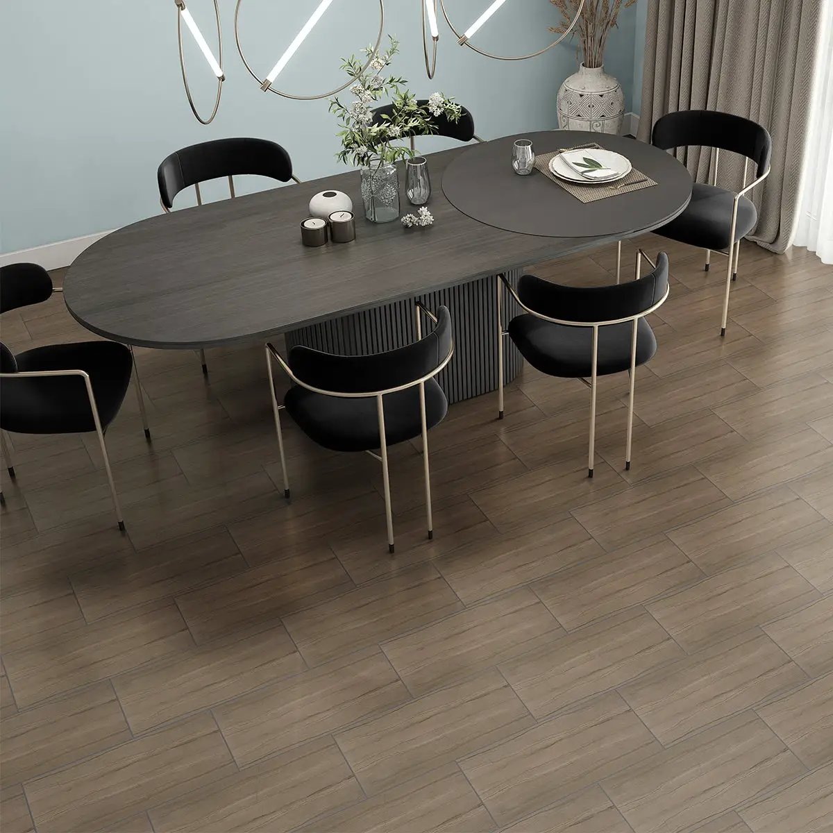 Velluto Rectified Marble Look Porcelain Tiles 12x24