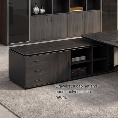 Ventura · Modern L-Shaped Executive Desk