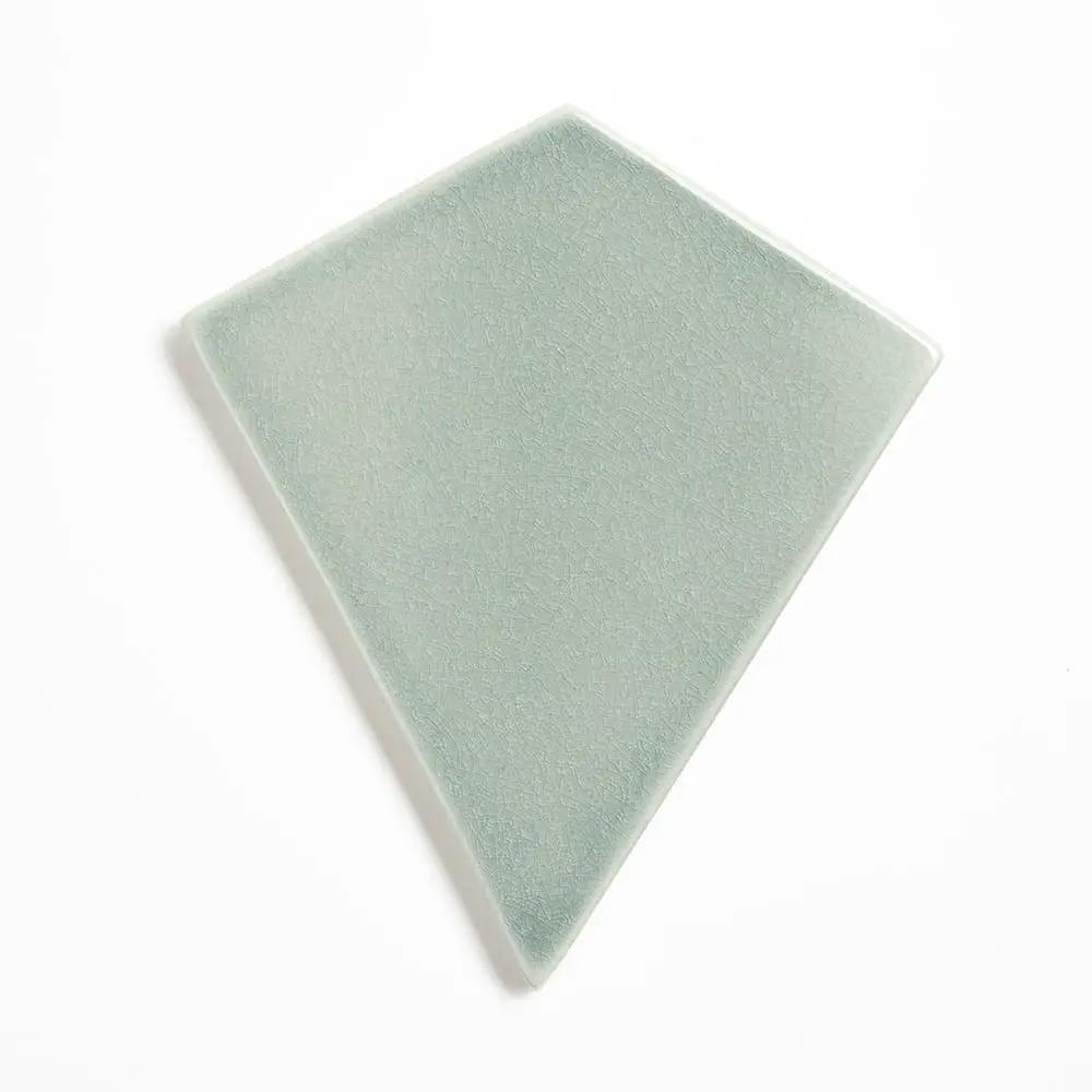 Verdant Crackled Diamante Ceramic Tiles 6x6