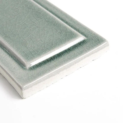 Verdant Crackled Ennis Ceramic Accent Tiles 3x6