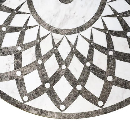 Versilys Multi Finish Round Marble Medallions 36x36