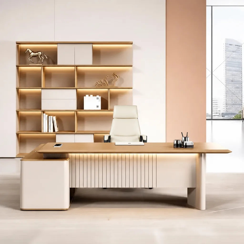 Vesta · Modern L-Shaped Executive Desk