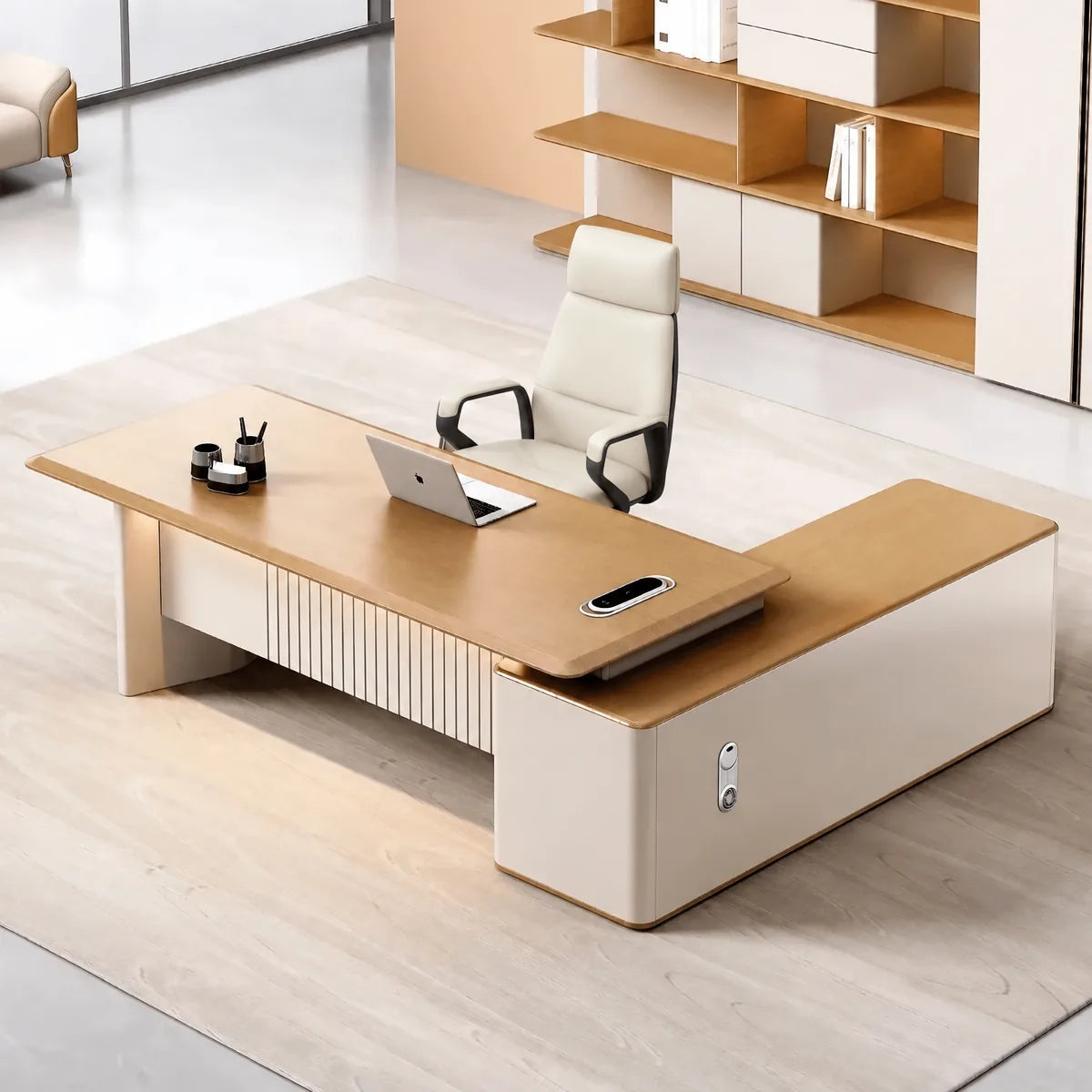 Vesta · Modern L-Shaped Executive Desk