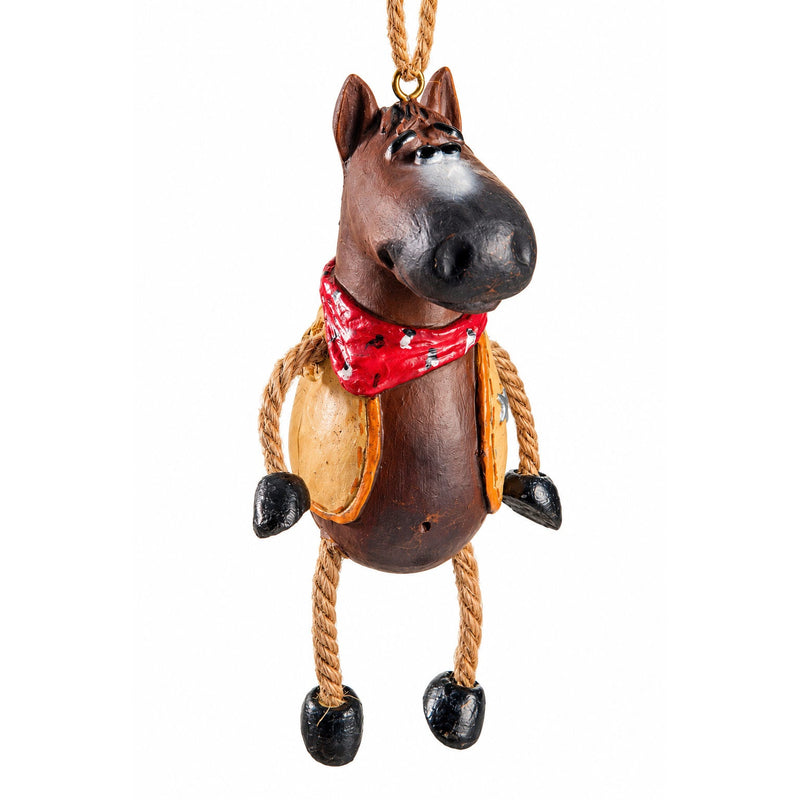 Horse with Cowboy Vest Ornament | Bert Anderson Collection