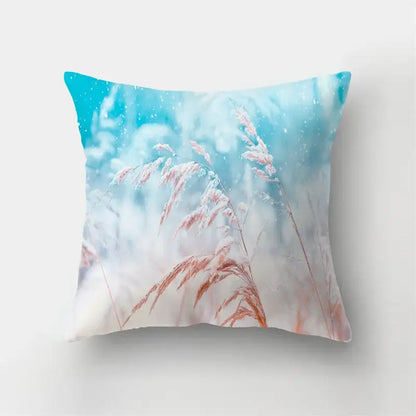 Vibrant butterfly flower pillow case living room cushion cover