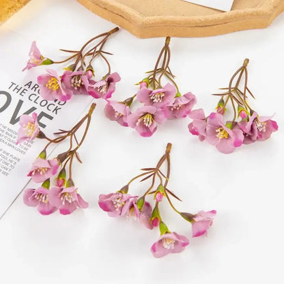 Vibrant cherry blossom artificial flowers living room floral decor