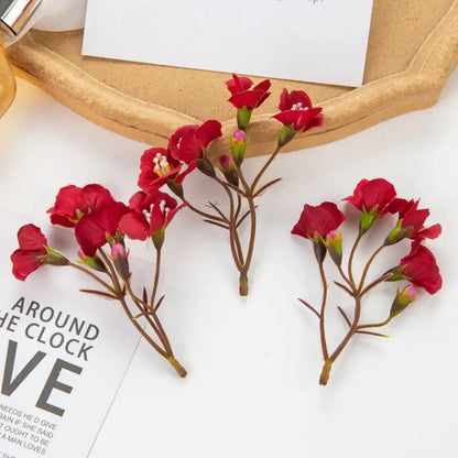 Vibrant cherry blossom artificial flowers living room floral decor