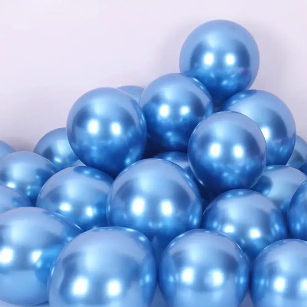 Vibrant metallic latex confetti balloon set for party decor