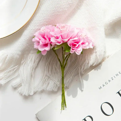 Vibrant multicolor artificial flower stamen bouquet for living room decor