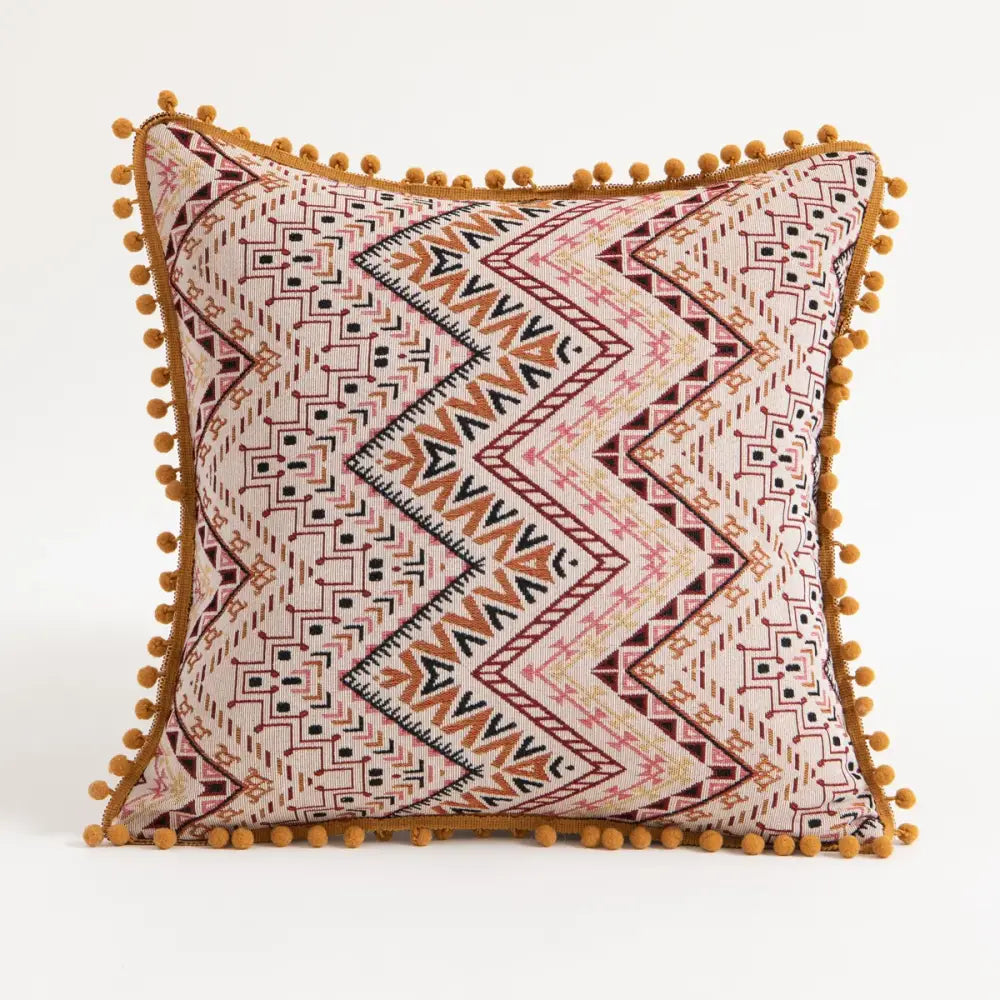 Vibrant patchwork ethnic boho throw pillow covers living room decor