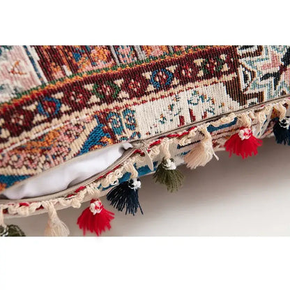 Vibrant patchwork ethnic boho throw pillow covers living room decor