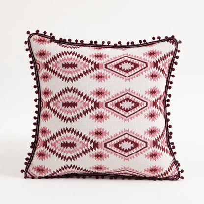 Vibrant patchwork ethnic boho throw pillow covers living room decor