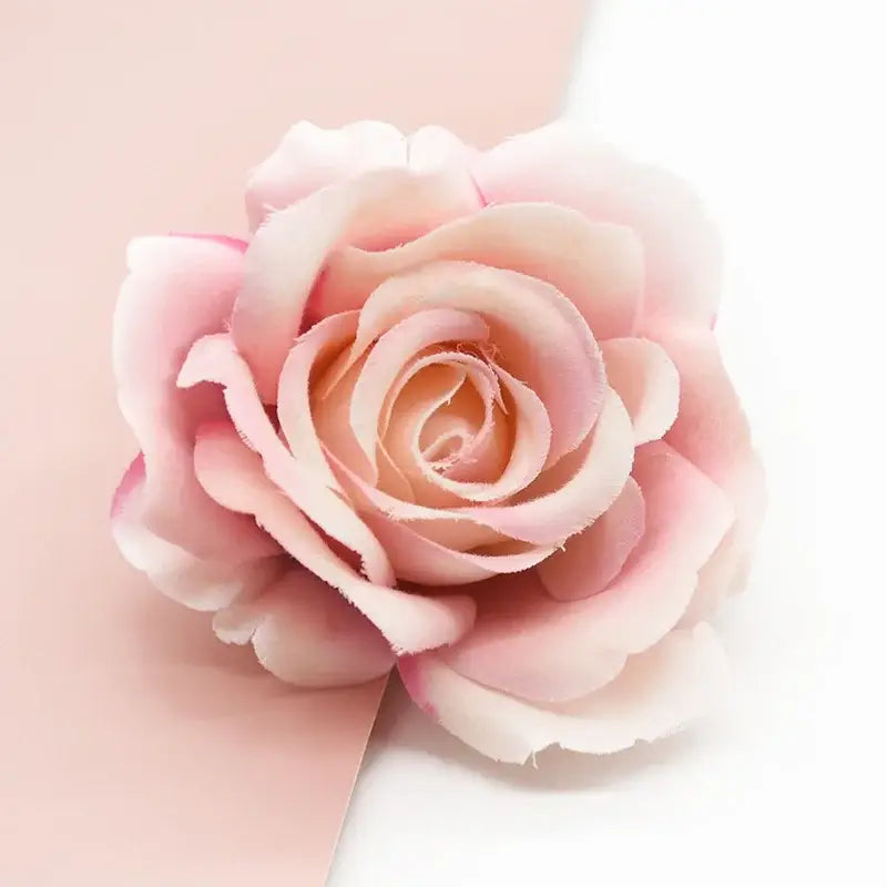Vibrant silk artificial roses wedding and living room decor