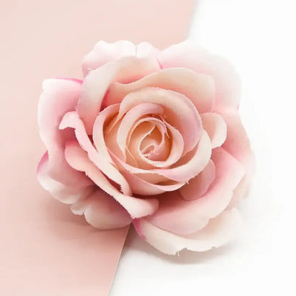 Vibrant silk artificial roses wedding and living room decor