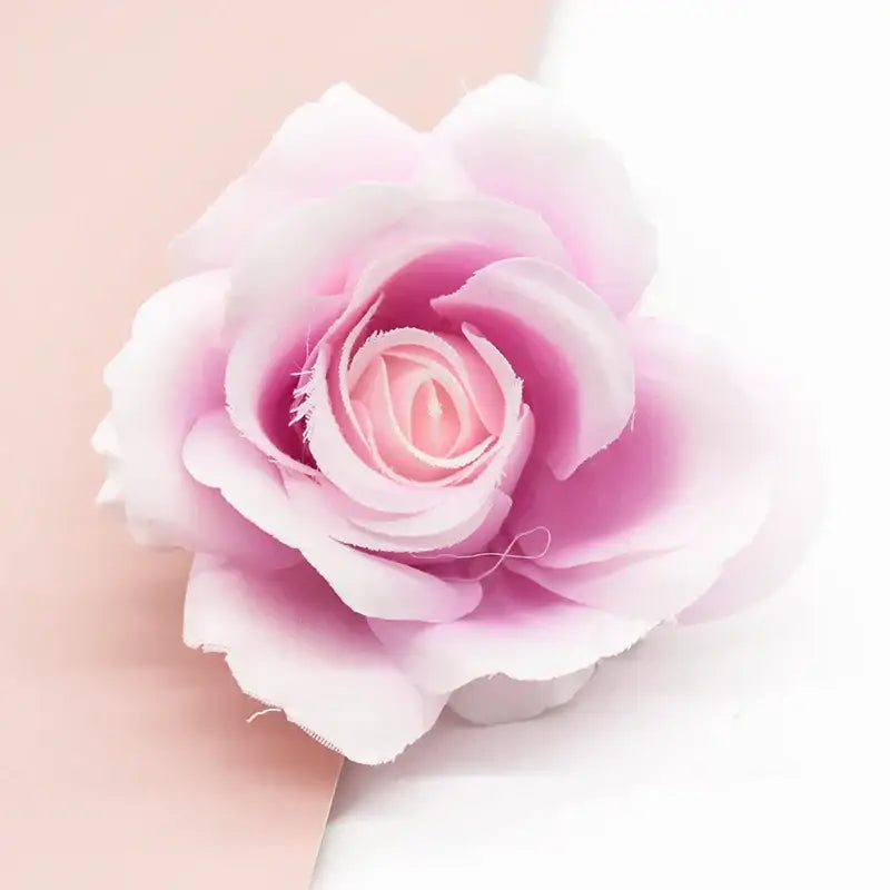 Vibrant silk artificial roses wedding and living room decor
