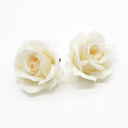 Vibrant silk artificial roses wedding and living room decor