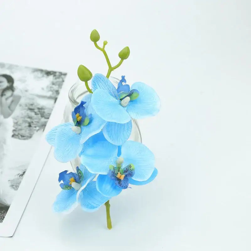 Vibrant silk butterfly orchid bouquet for wedding and home decor