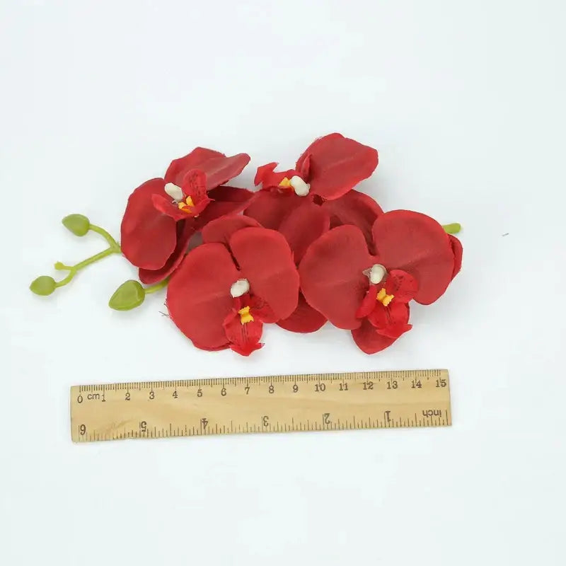 Vibrant silk butterfly orchid bouquet for wedding and home decor