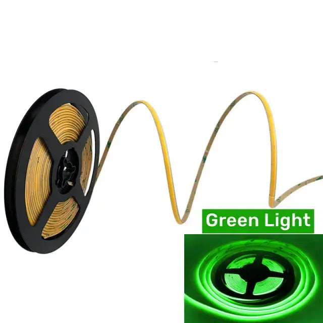 Vibrant slim 4mm cob led strip lights bedroom linear tape lighting