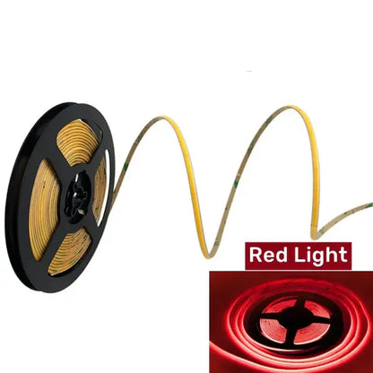 Vibrant slim 4mm cob led strip lights bedroom linear tape lighting