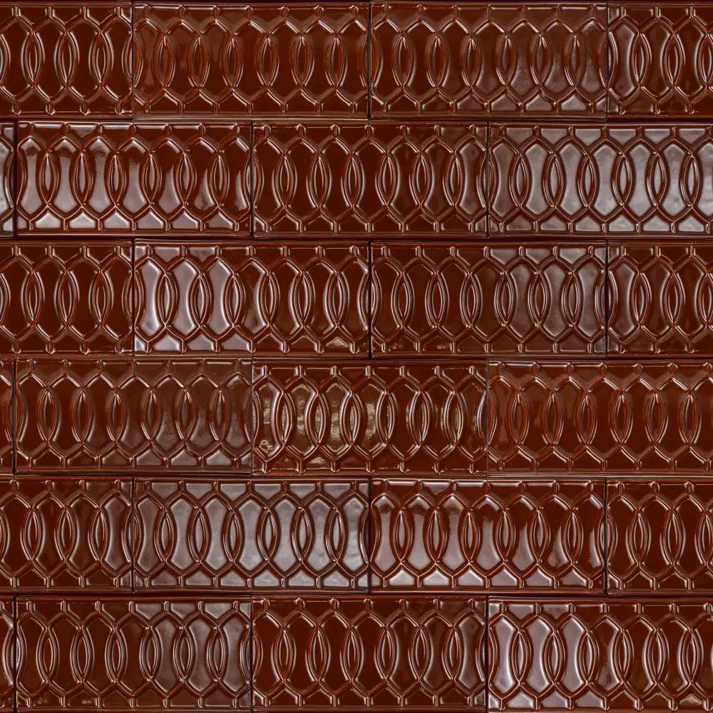 Vino Glossy Vienna Ceramic Accent Tiles 4x8