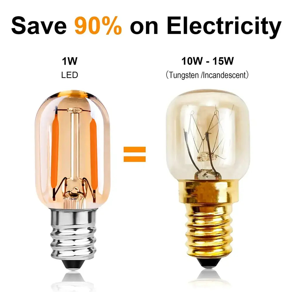Vintage amber glass led filament bulb bedroom dimmable light