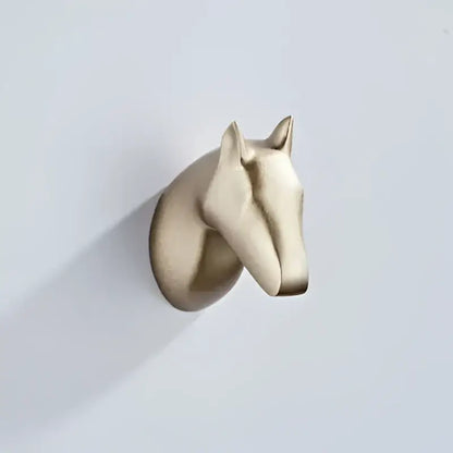 Vintage animal brass robe hooks bathroom wall mount decor