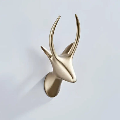 Vintage animal brass robe hooks bathroom wall mount decor