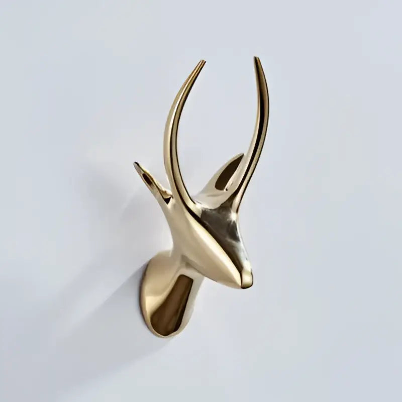 Vintage animal brass robe hooks bathroom wall mount decor
