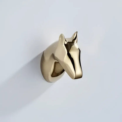 Vintage animal brass robe hooks bathroom wall mount decor