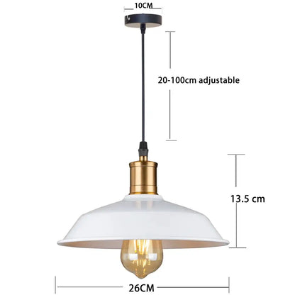 Vintage black farmhouse pendant light for kitchen island